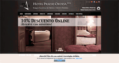 Desktop Screenshot of hotelpradasordesa.com