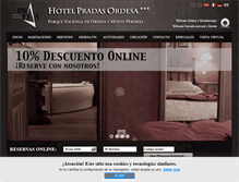 Tablet Screenshot of hotelpradasordesa.com